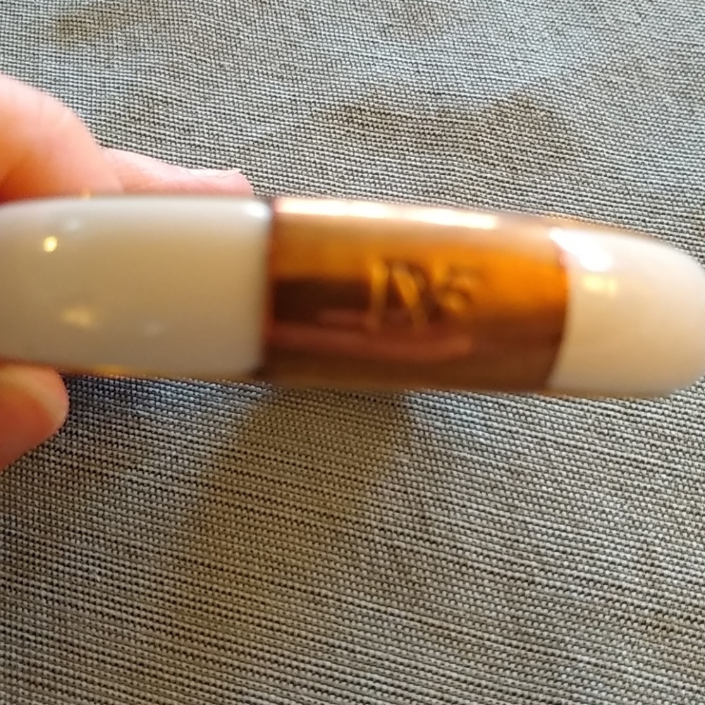 White DVF enamel bracelet
